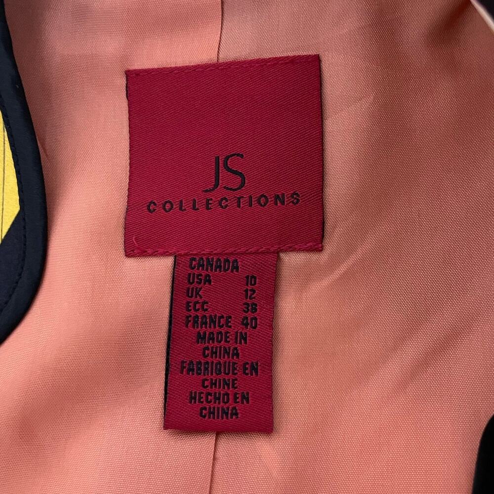 Js Collections Unique Artsy Colorful 100% Silk Ja… - image 4